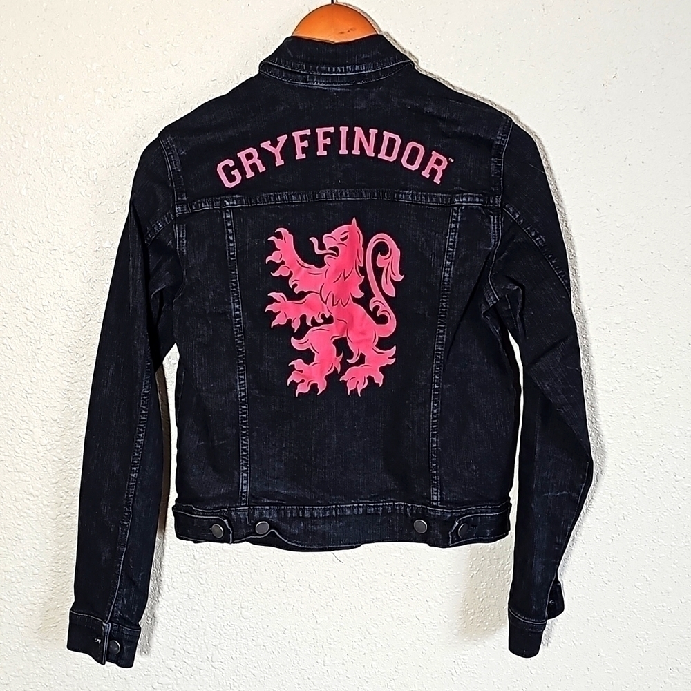 HARRY Potter Gryffindor Denim Jacket.
